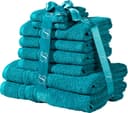 Levora Handtuch Set 8-tlg. Frottee 500gsm Blau Bild 2