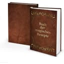 Logbuch-Verlag Leeres Kochbuch Buch der magischen Rezepte Braun Gold DIN A5 Bild 2