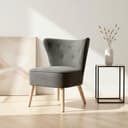 Home Affaire Loungesessel JORIEL Ohrensessel Knopfsteppung Anthrazit Bild 2
