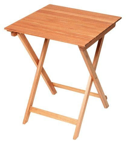 MERXX Porto Klapptisch Garten 60x60 cm Braun Eukalyptus