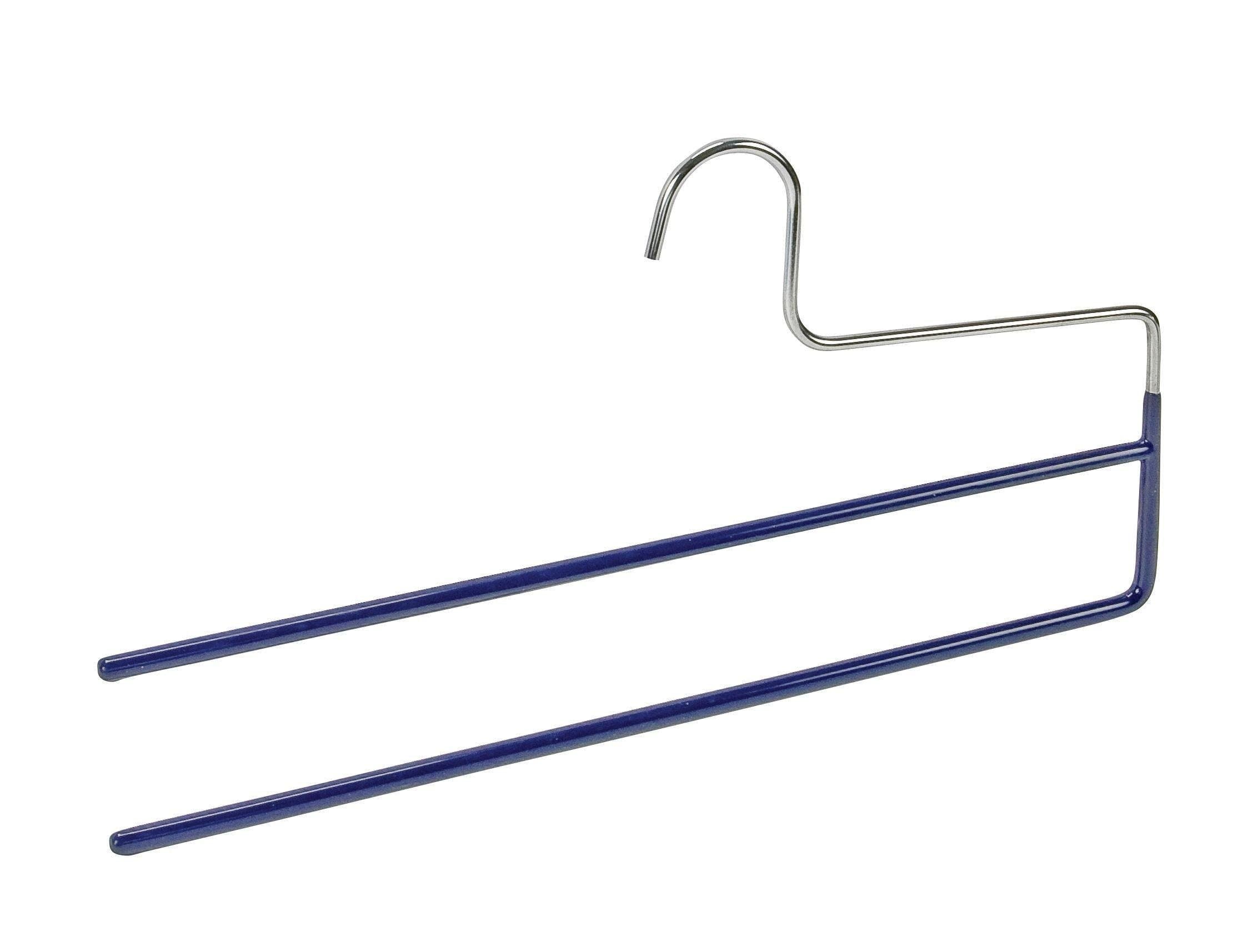 WENKO Kleiderbügel Pant Hanger 2 Schultern Metall