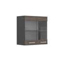 Vicco Glashängeschrank R-Line Edelgrau Anthrazit 60 cm Bild 2