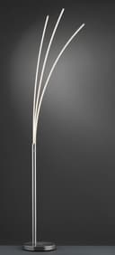 casa NOVA Stehlampe TRISTAR DH Grau Modern mit Dimmer Bild 2