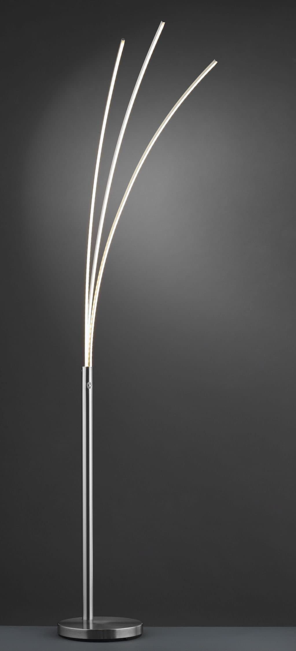 casa NOVA Stehlampe TRISTAR DH Grau Modern mit Dimmer - Bild 2