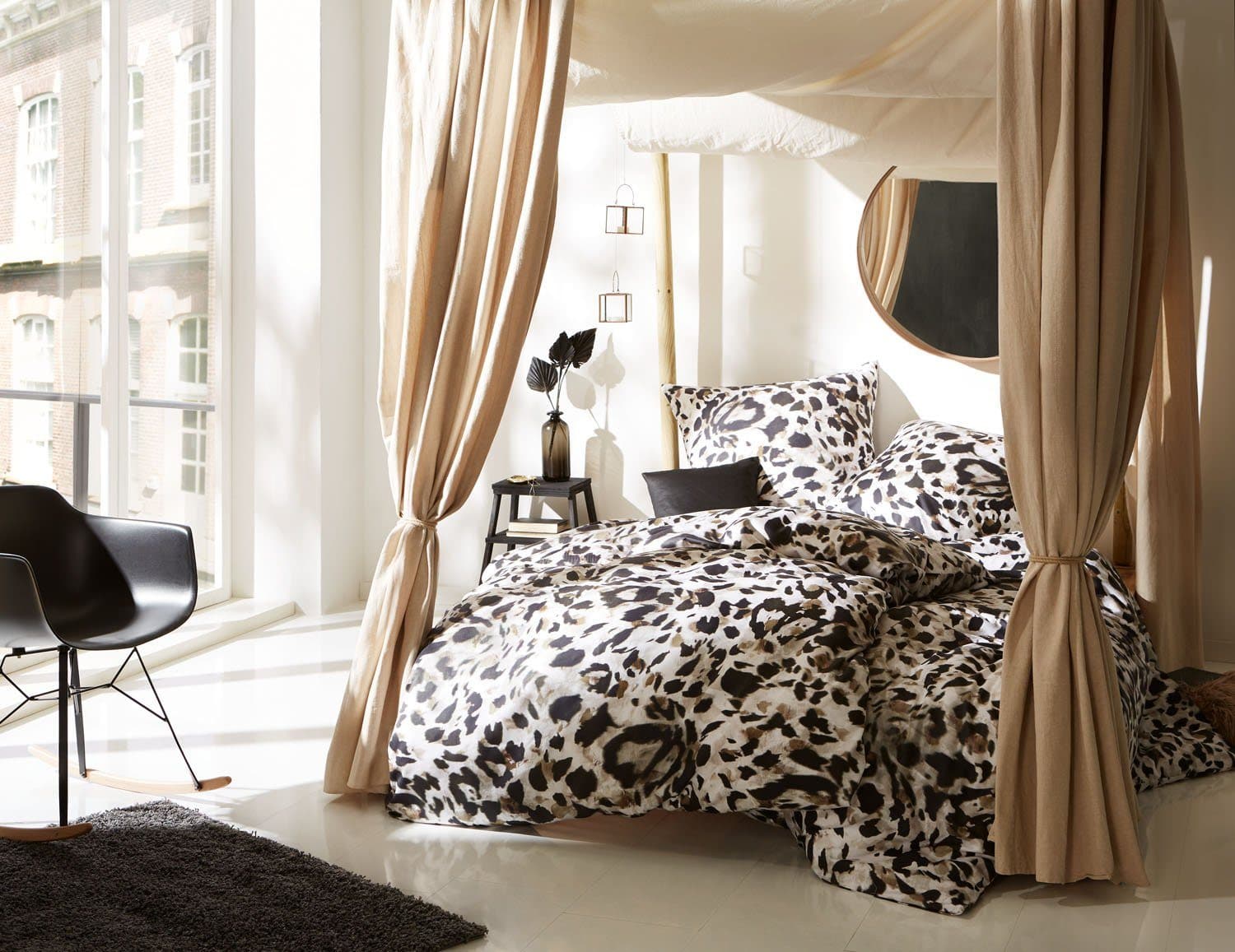 BETTWAESCHE-MIT-STIL Bettwäsche Mako Satin Leopard 2-teilig - Bild 2