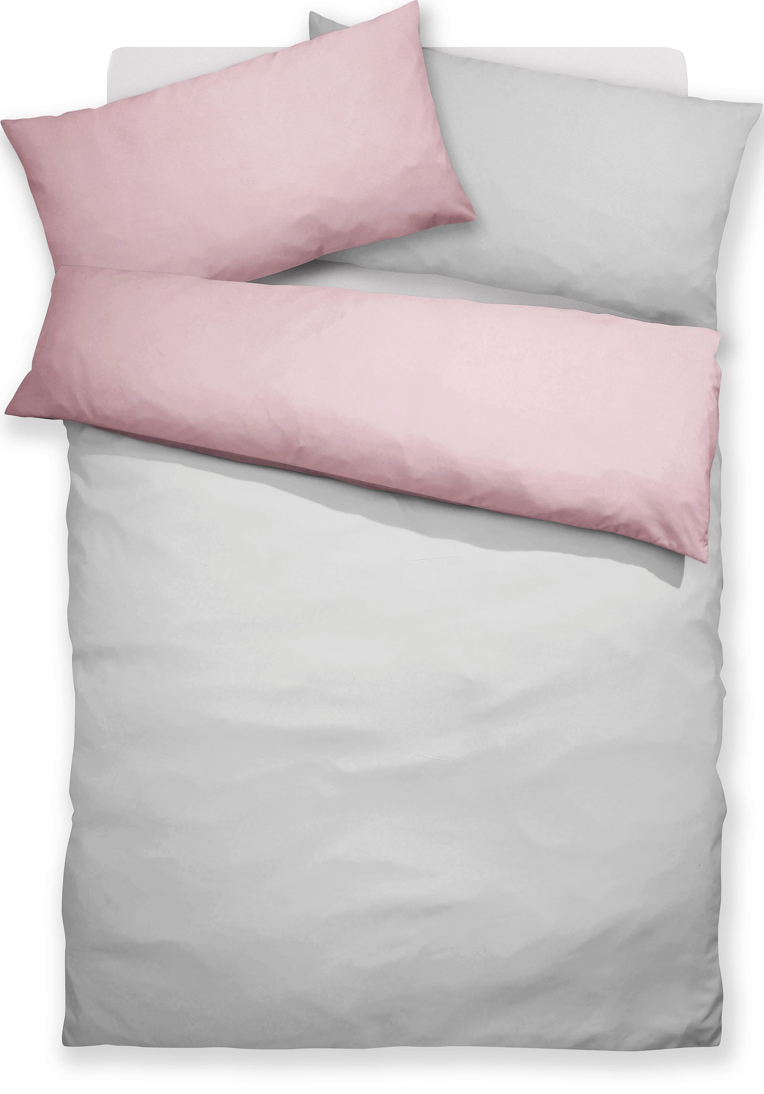 OTTO HOME Wendebettwäsche Desner2 Rosa Silber Microfaser - Bild 2