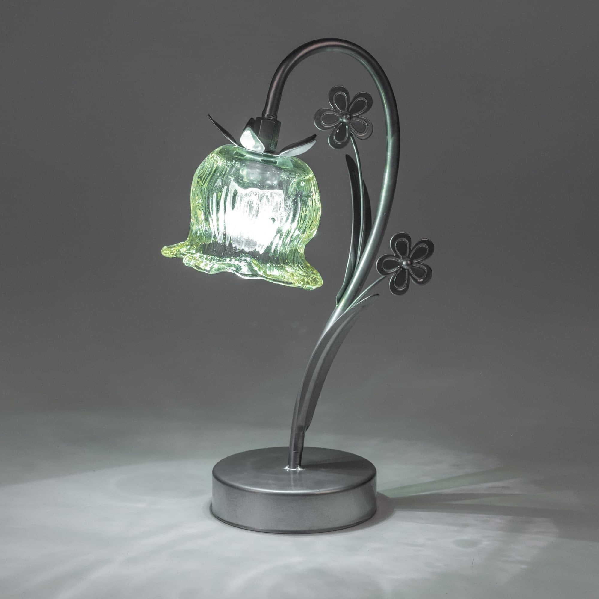 formano LED Tischleuchte Frühlingszeit Grün Blume