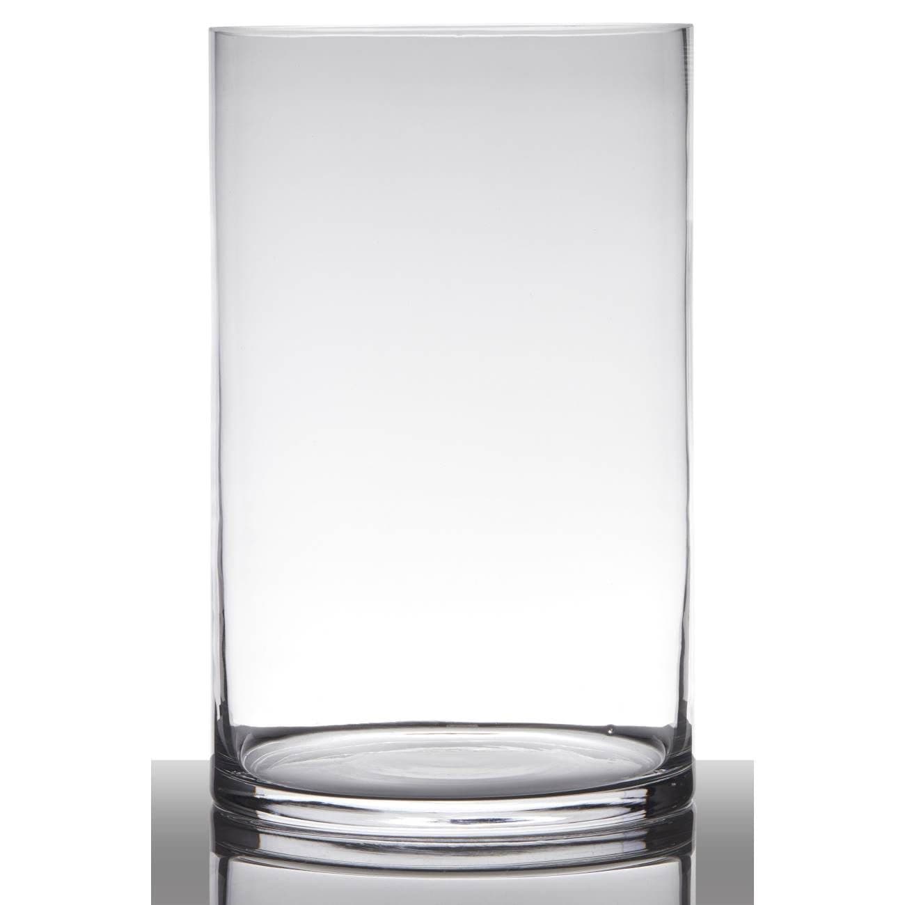 Hakbijl Glass Dekovase Zylinder Transparent