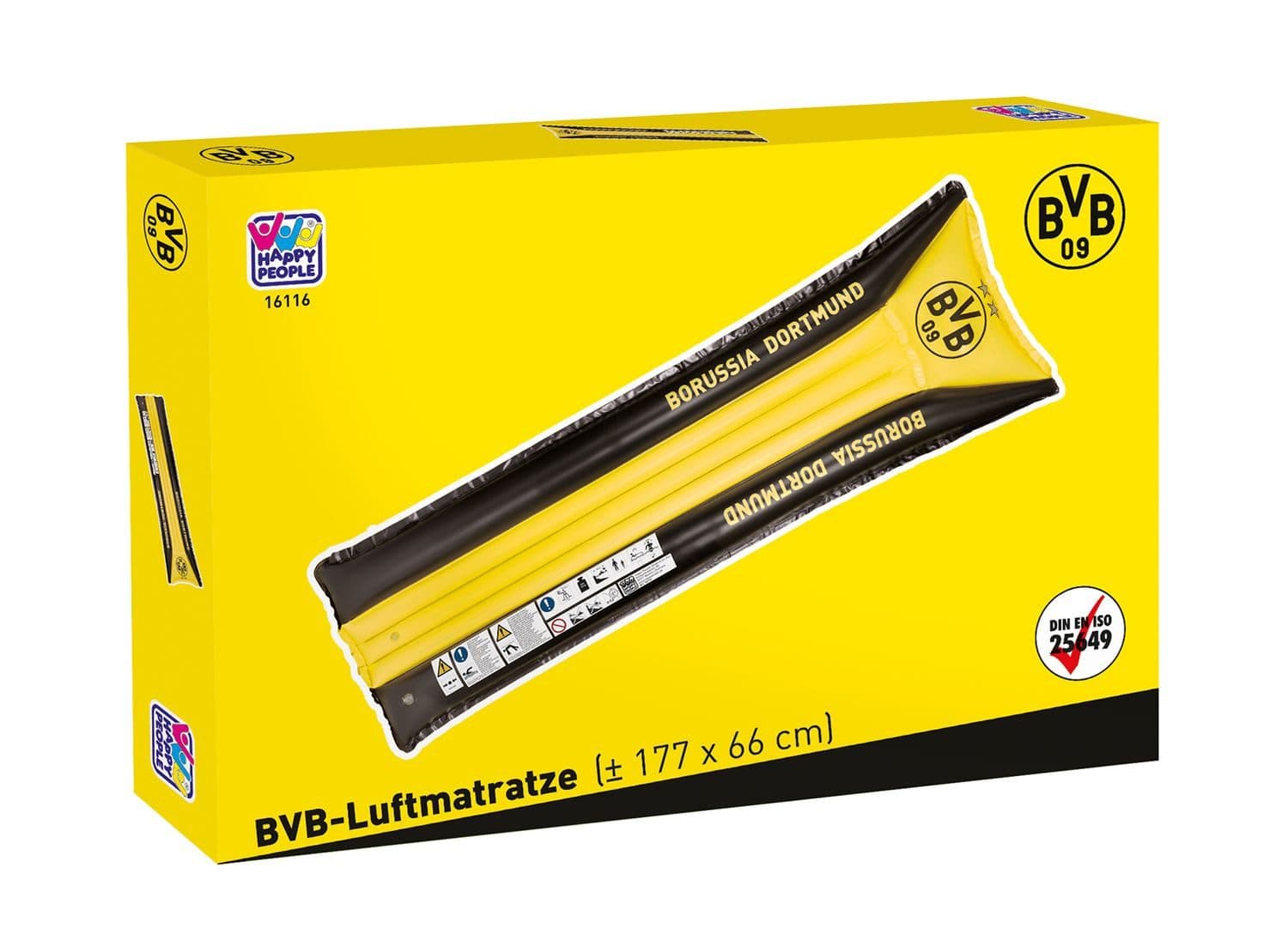 Wehncke Luftmatratze Borussia Dortmund, Gelb - Bild 2