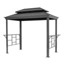 TOOLPORT Pavillon BBQ Grillpavillon Anthrazit Bild 2