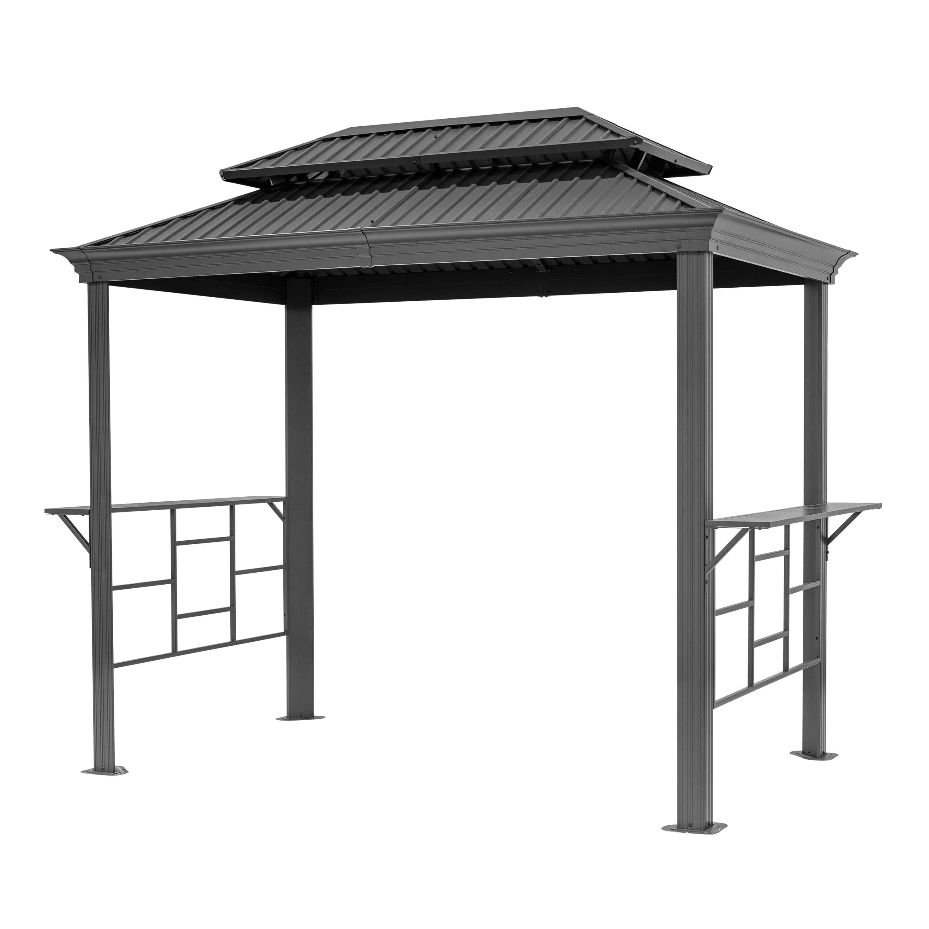TOOLPORT Pavillon BBQ Grillpavillon Anthrazit - Bild 2