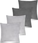 Aspero Dekokissen 4er Set Tamara 45 x 45 cm Teddy-Fleece Bild 2