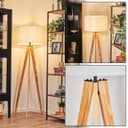 hofstein Stehlampe Boho Design Stoffschirm E27 Bild 2