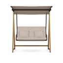 blumfeldt Hollywoodschaukel ZenGrove Beige Gartenliege mit Vordach Bild 2