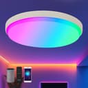 JDONG Deckenleuchte LED 40CM/50CM RGB Dimmbar Alexa Google Assistant Bild 2