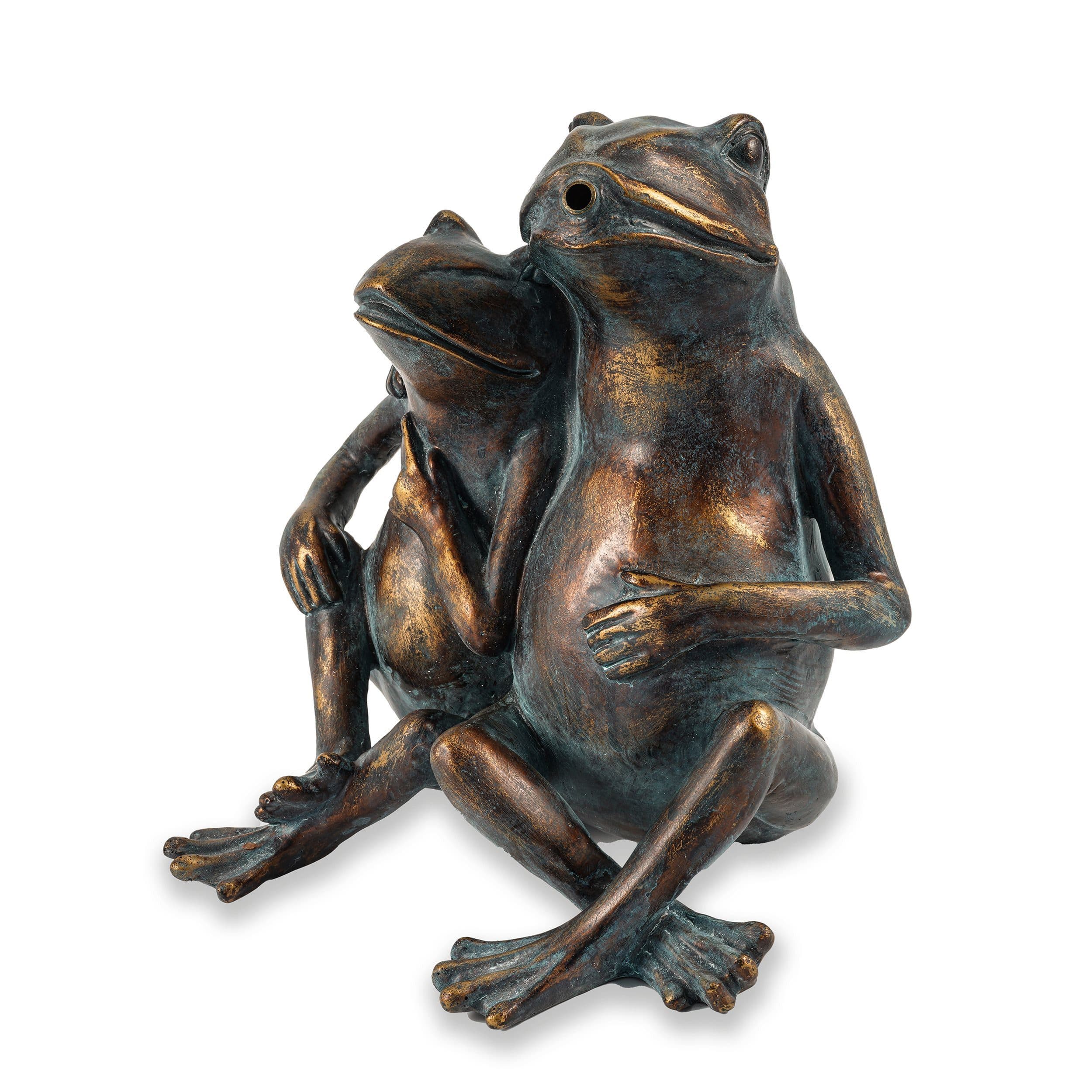 esotec Wasserspeier Teich-Figur Froschpaar Polyresin - Bild 2