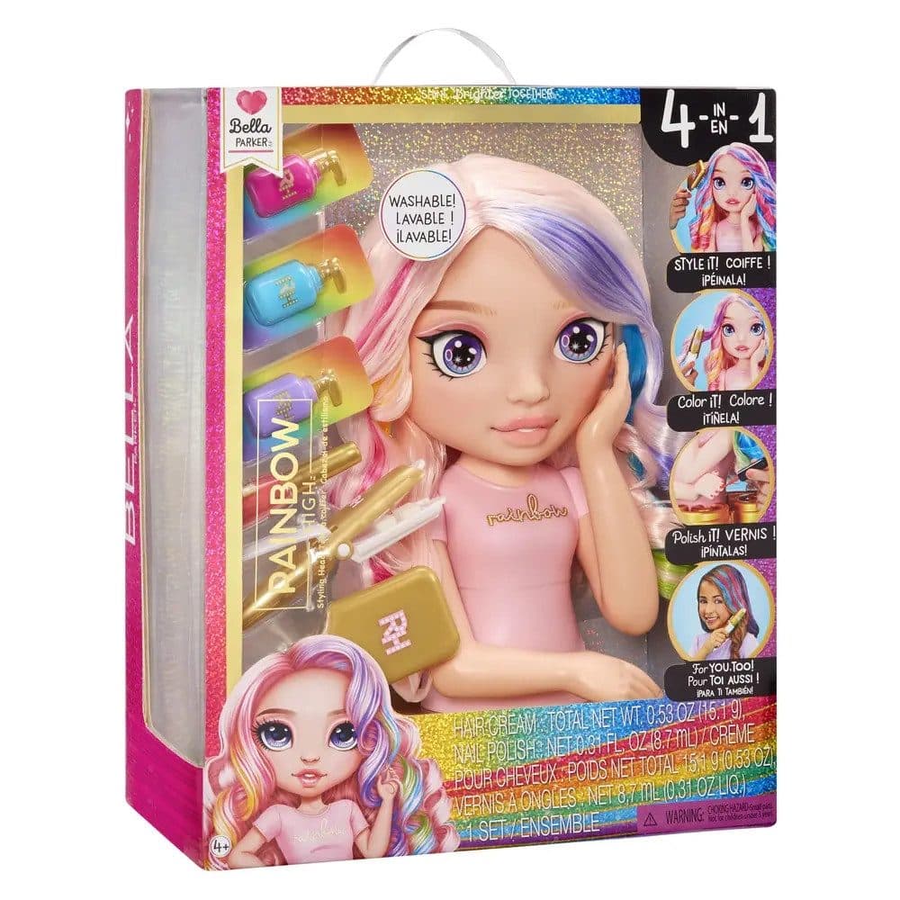 Rainbow High Frisier- & Schminkkopf Bella 4-in-1 Spielset - Bild 2