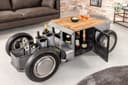 riess-ambiente Couchtisch HOT ROD 160cm Silber Braun Oldtimer Design Bild 2