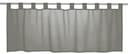 ELBERSDRUCKE Scheibengardine Bistrogardine Basic Uni grau transparent 48x140 cm Bild 2