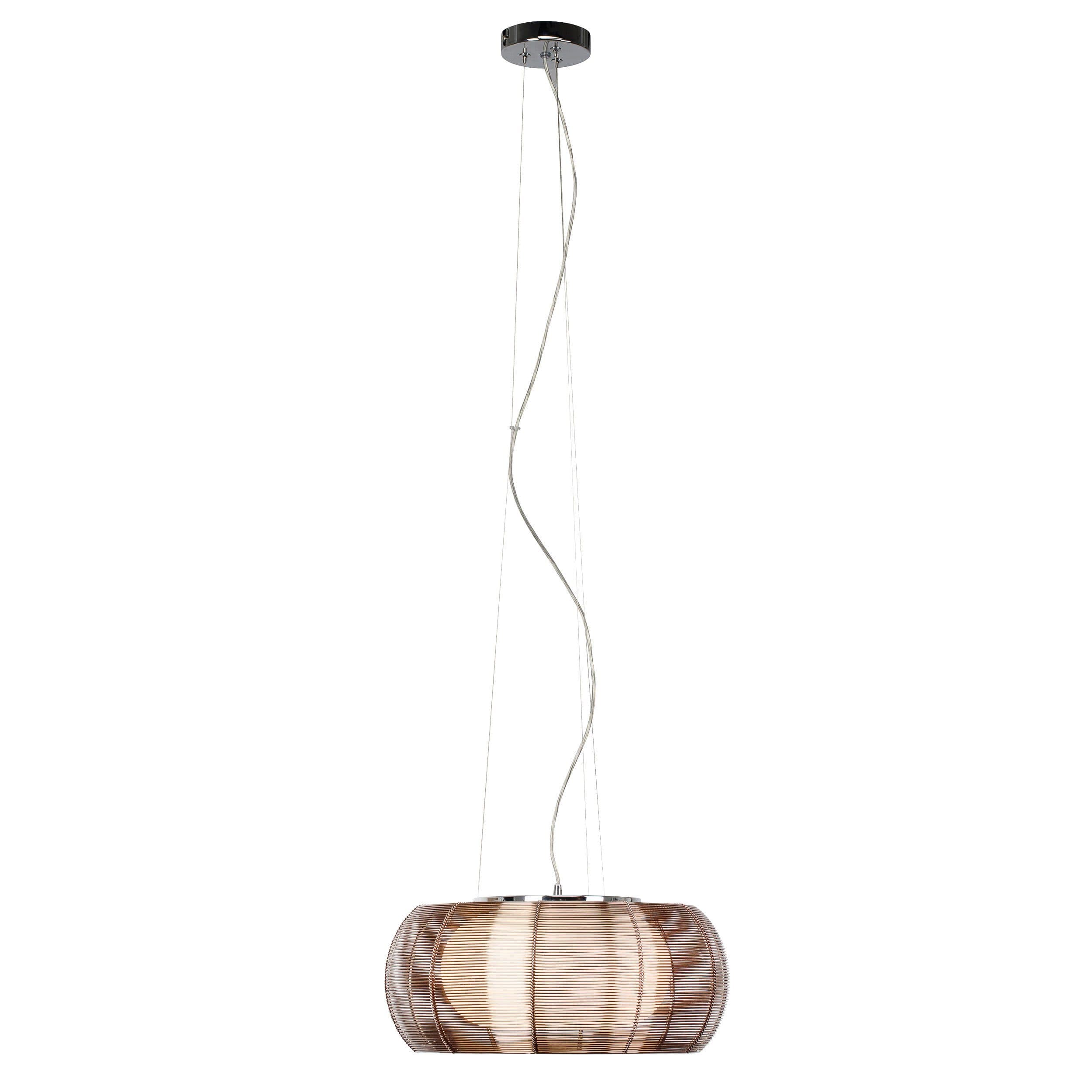 BRILLIANT Pendelleuchte Relax Bronze Chrom 2x E27 Höhenverstellbar - Bild 2