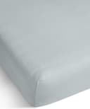 Aspero Spannbettlaken 100% Bambus Interlock Blau Bild 2