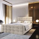 Masseno Boxbett SLAT mit Bonell Matratze und Topper beige Bild 2