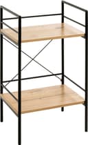 HAKU Beistelltisch Schwarz MDF Tischplatte Bild 2