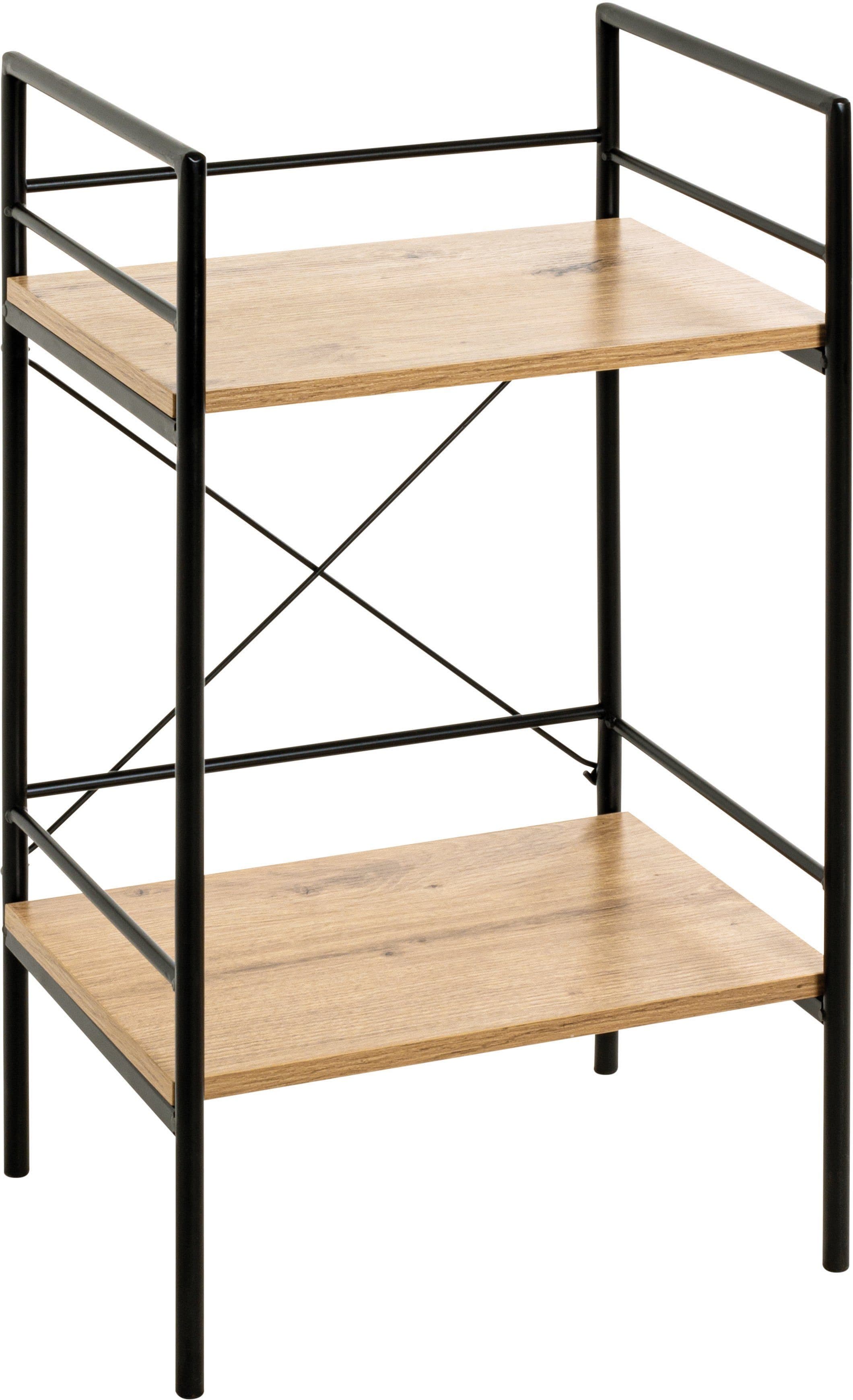 HAKU Beistelltisch Schwarz MDF Tischplatte - Bild 2