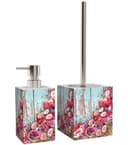 Sanilo Badaccessoire-Set Spring, WC-Bürste und Seifenspender, 2-tlg., auswechselbarer Bürstenkopf, stabile Pumpe, hochwertig & modern Bild 2