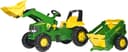 ROLLY TOYS Trettraktor John Deere mit Lader und Trailer Grün Bild 2