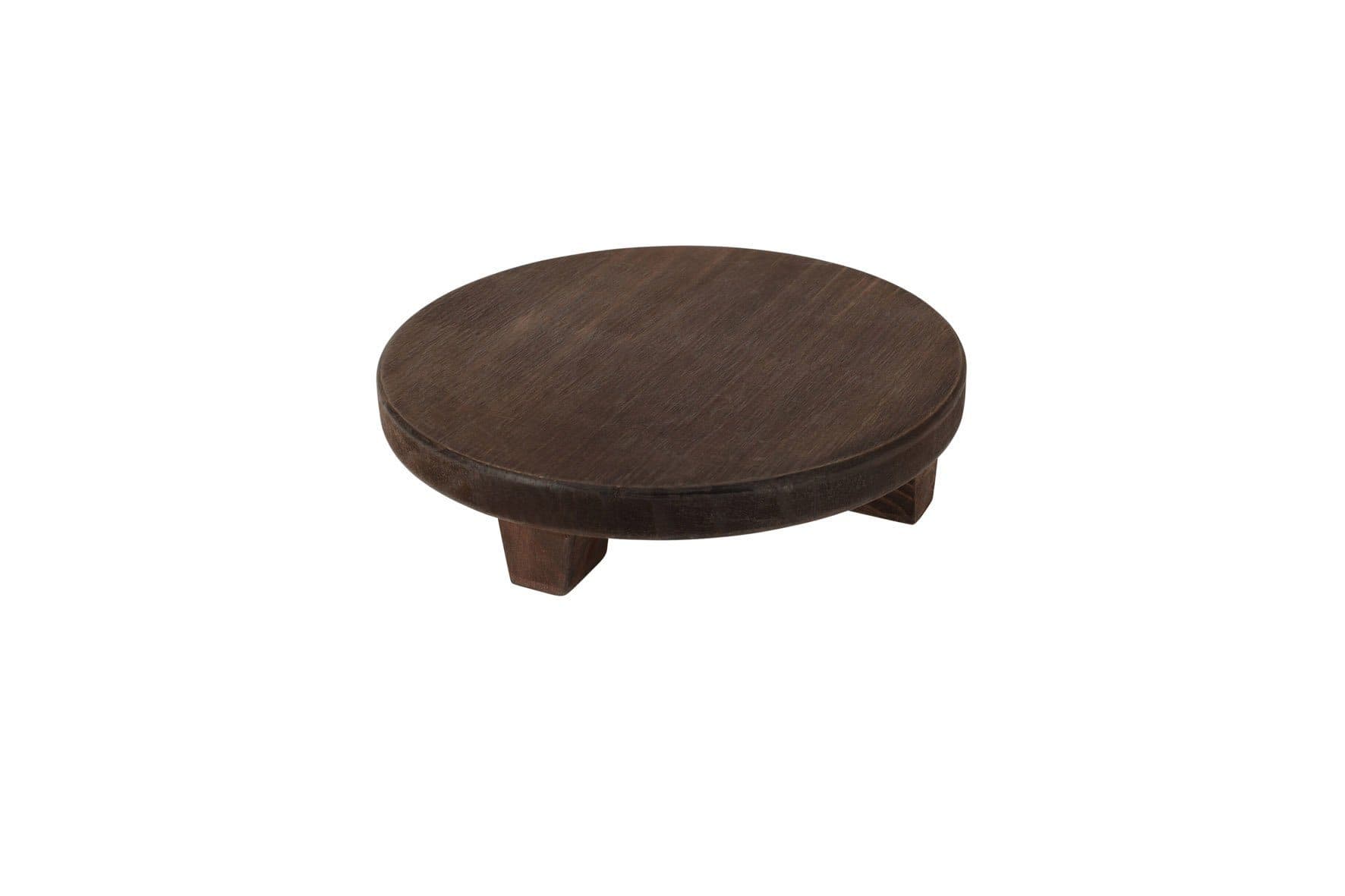 Spetebo Blumenhocker Holz Braun Rund Ø 22 cm - Bild 2