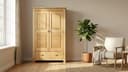 OTTO HOME Wäscheschrank Rauna Massivholz Kiefer Beige Bild 2