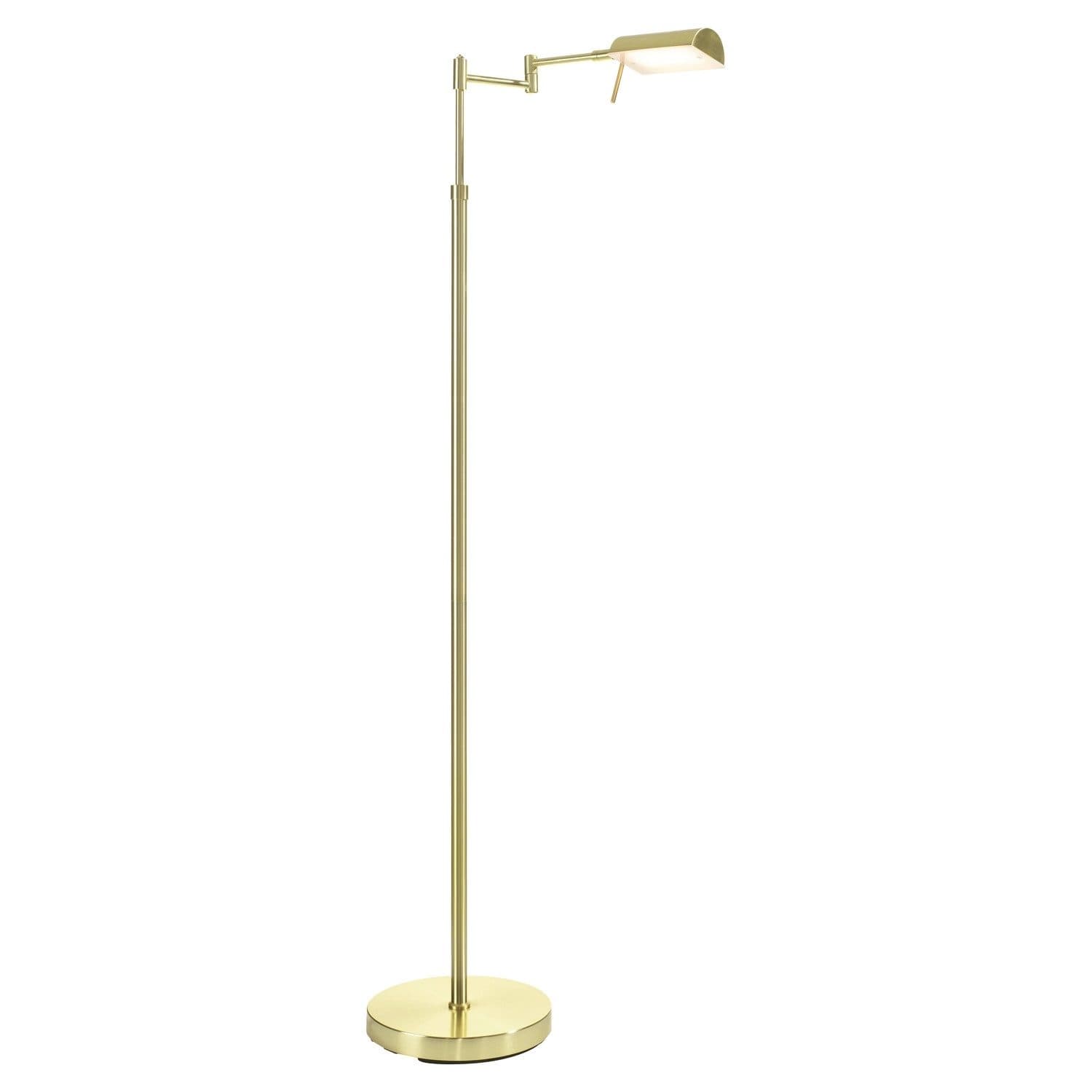 casa NOVA LED Stehlampe TROY Messingfarben Dimmbar Farbtemperatur
