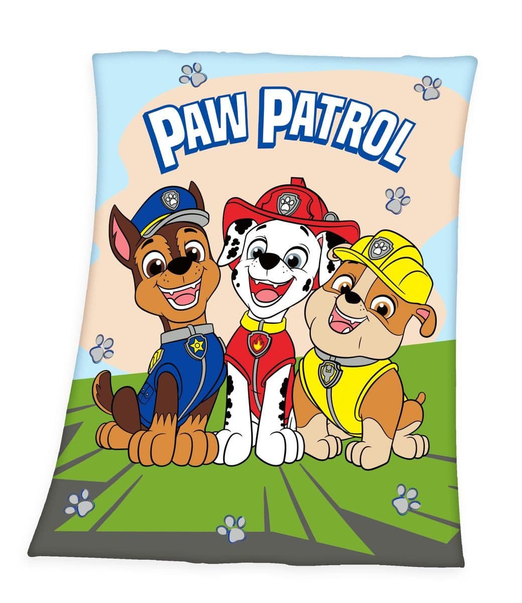Herding Kinderdecke Paw Patrol Bunt Fleecedecke - Bild 2