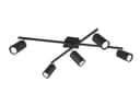 TRIO Leuchten LED Deckenstrahler Schwarz Dimmbar 5-flammig Bild 2