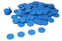 Wissner® aktiv lernen Lernspielzeug Spielchips 100 Stück Blau 25 mm RE-Plastic® Bild 2
