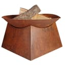 Jet-Line Feuerstelle Pueblo 57x33cm Rostoptik Garten Bild 2