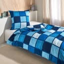TRAUMSCHLAF Bettwäsche Verso Denim Mako Satin 2-teilig Luxuriöses Design Bild 2