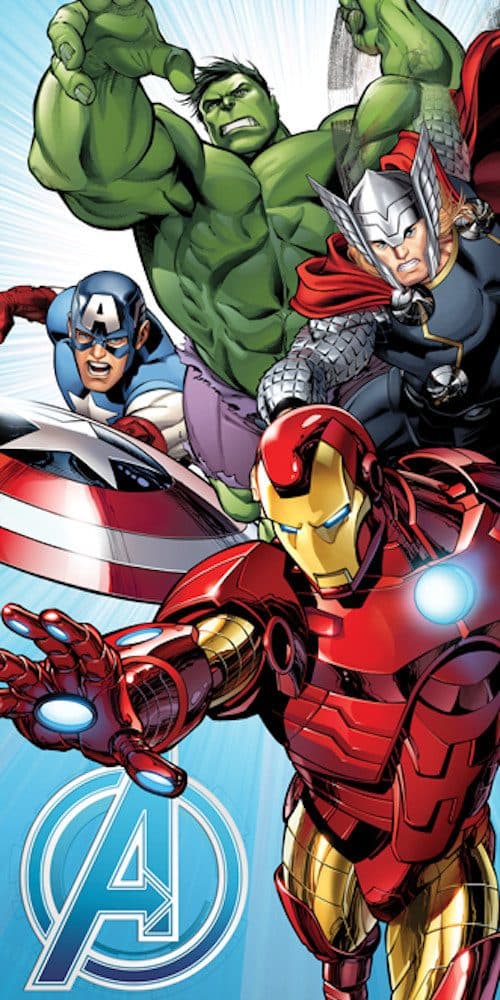 Marvel Avengers Badetuch 100% Baumwolle