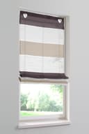 Home Wohnideen Raffrollo Sarnia Querstreifen Braun Grau Bild 2