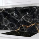 Rodnik Küchenrückwand Marmor Schwarz ABS-Platte Bild 2