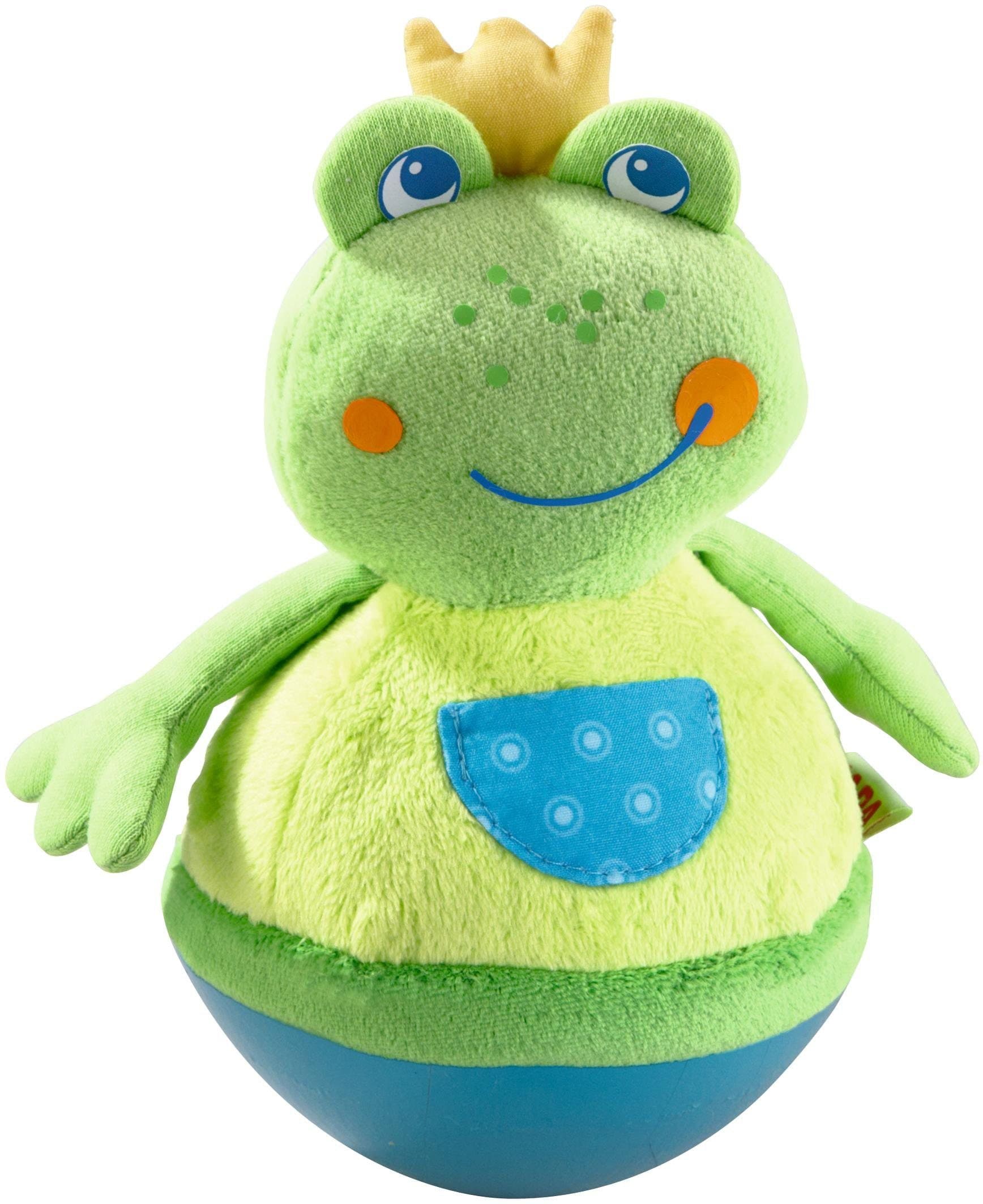 HABA Stehauffigur Frosch Grün Stoff Greifling - Bild 2