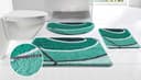 my home Badematte Juna mit Muster, Badvorleger, Badezimmer Teppich, Duschvorleger, Höhe 20 mm, rutschhemmend beschichtet, strapazierfähig, Polyester, rechteckig, besonders weich, Design, Badematten, Badteppich Bild 2