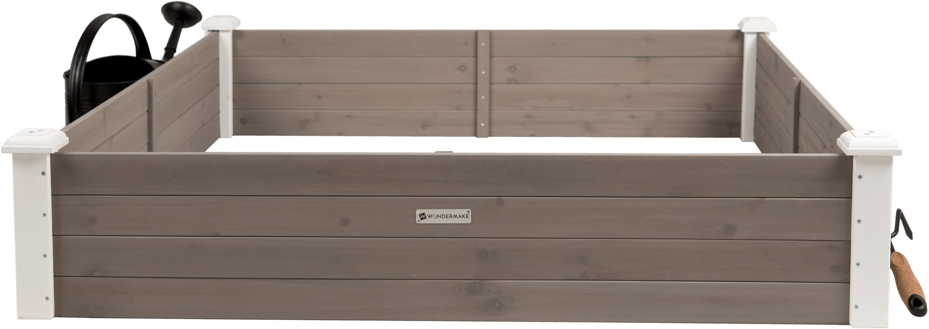 WONDERMAKE Hochbeet-Umrandung XL Weiß Grau Anthrazit Holz - Bild 2