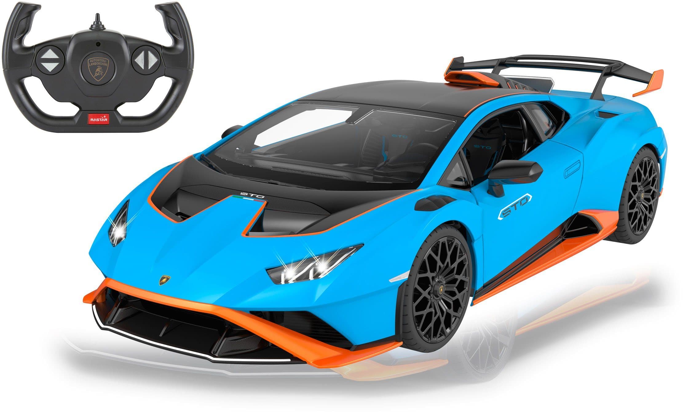 Jamara RC-Auto Lamborghini Huracán STO 1:14 Blau 2,4GHz LED - Bild 2