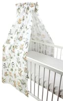 TupTam Betthimmel Babybett mit Schleife Safari Braun Grün Bild 2