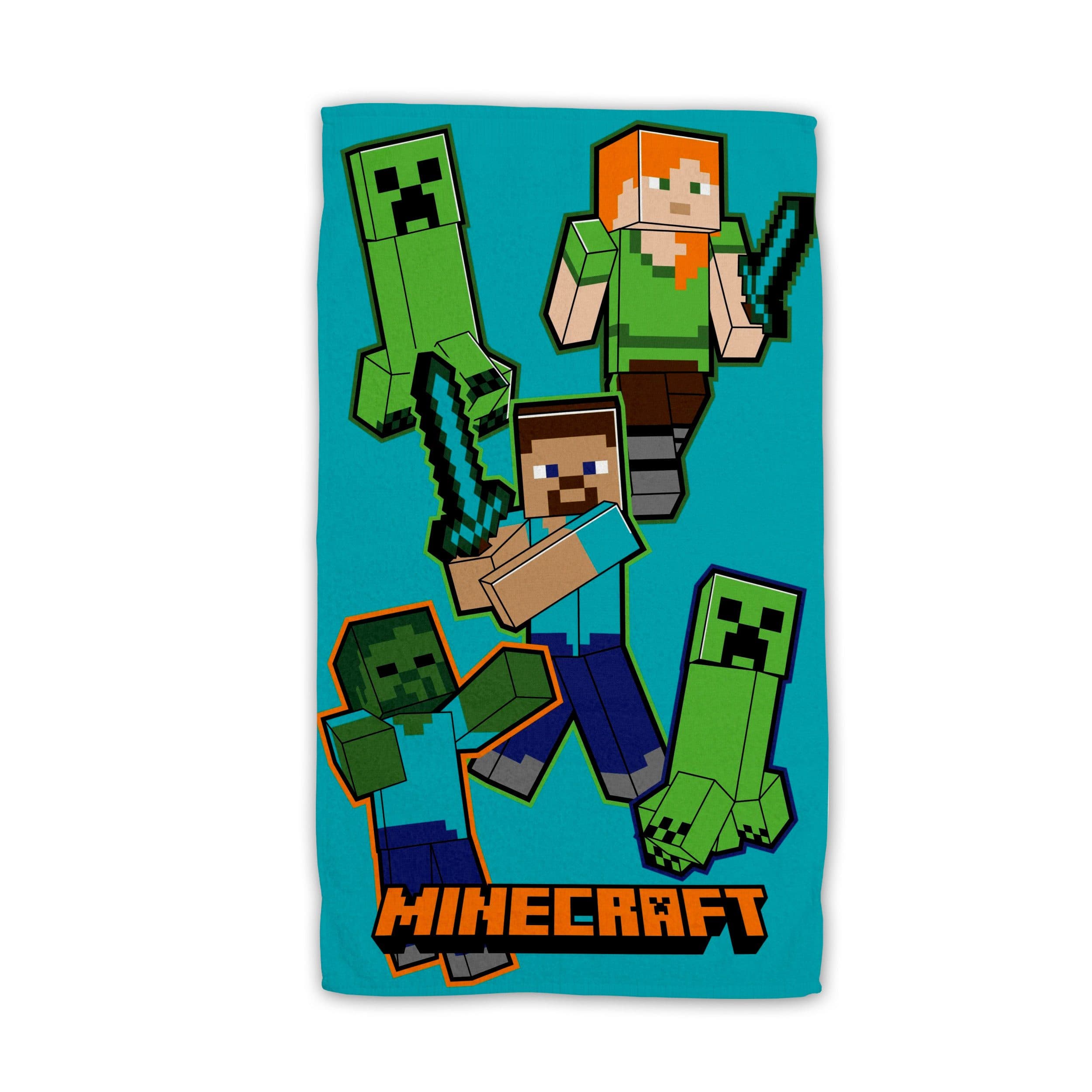 Jerry Fabrics Minecraft Crawler Handtuch 30x50 cm Baumwolle Kinderhandtuch