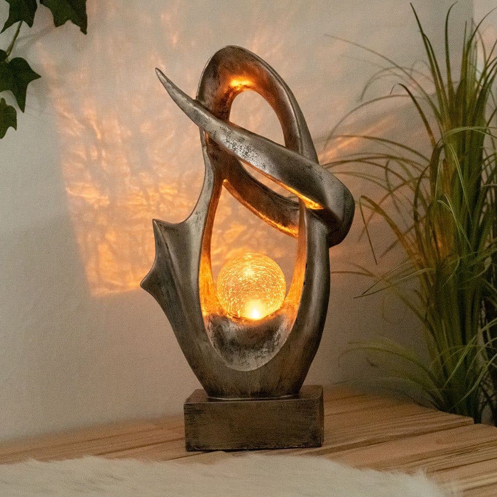 GLOBO LIGHTING Gartenleuchte Solar LED Warmweiß Bronze Crackle - Bild 2