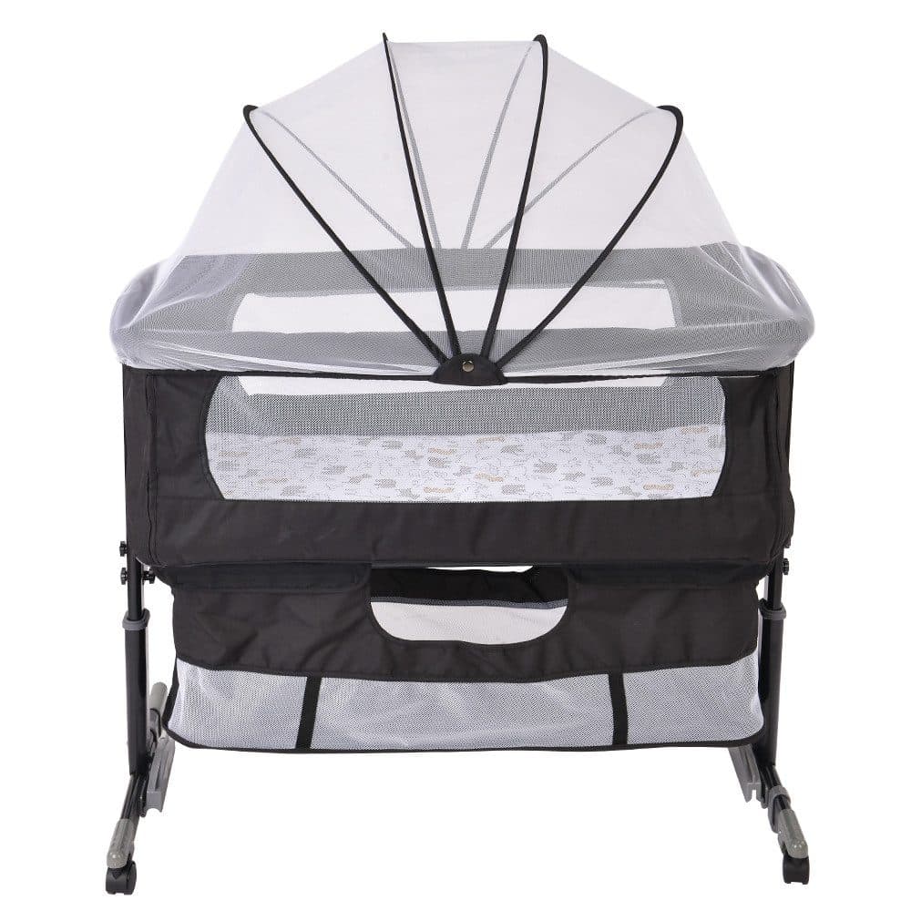 JEOBEST 3-in-1 Beistellbett mit Moskitonetz und Höhenverstellung - Bild 2
