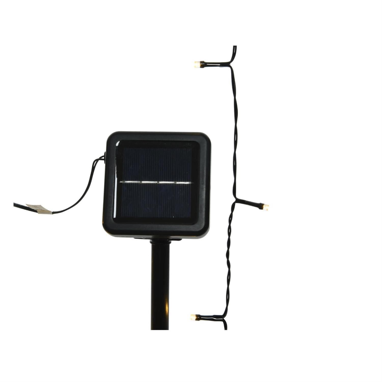 MARELIDA Solar Lichterkette 200 LEDs Warmweiß Schwarz - Bild 2